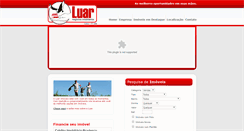 Desktop Screenshot of imobiliarialuar.com.br
